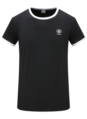 SF51索托换季断码清仓夏季男简约休闲百搭黑色圆领95％棉短袖T恤