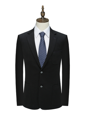 SL60仕东断码清仓春秋款男士商务休闲意大利面料两粒扣黑色单西服