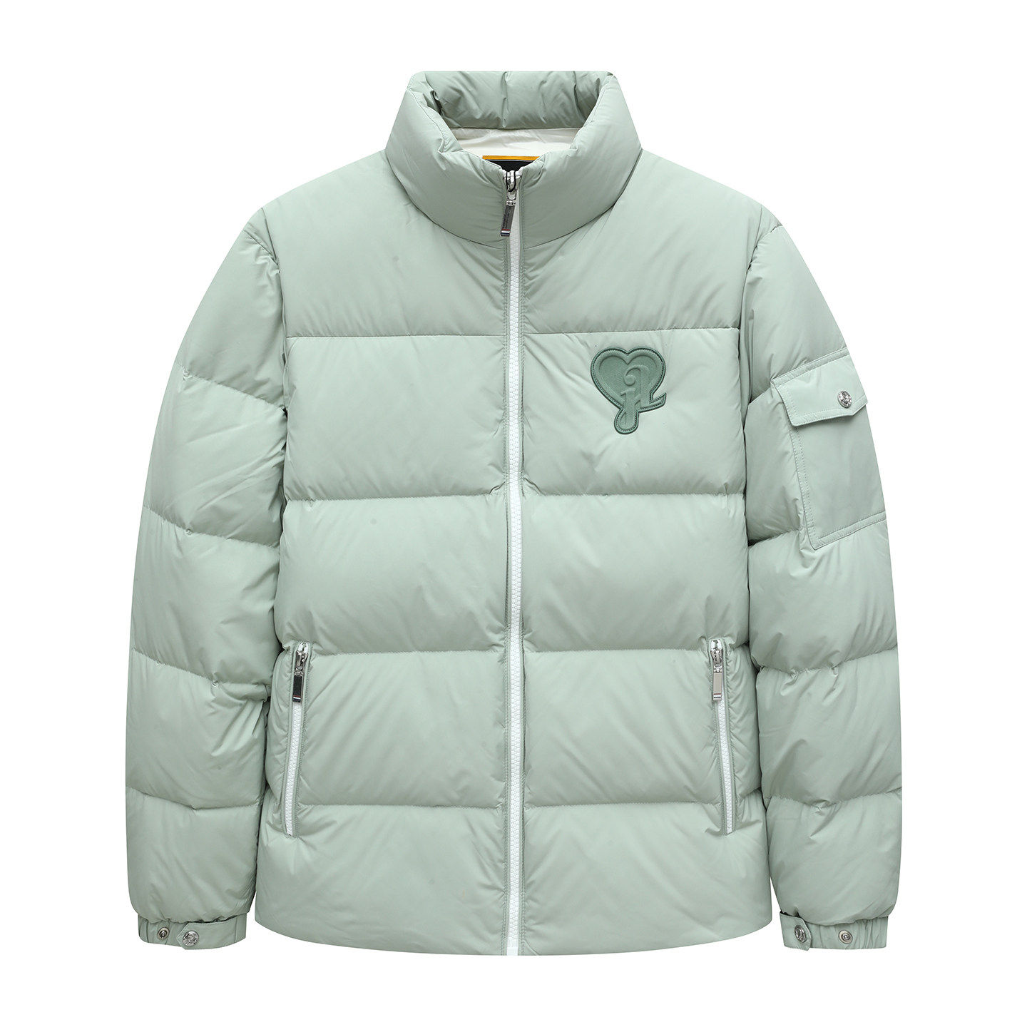 H1330断码清仓冬季青年男士休闲清新浅绿色立领90％ 白鸭绒羽绒服,男装,羽绒服,淘宝优惠券,粉丝福利购,淘宝优惠卷