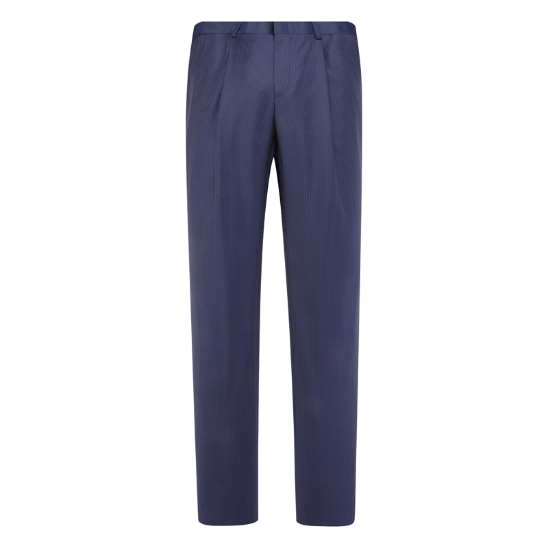 98.3％羊毛深蓝色意大利面料西裤