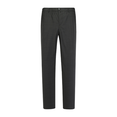 职业装70.7％羊毛中腰直筒西裤