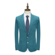男士 SL16仕东断码 清仓春秋款 96.5％棉德国面料弹力两粒扣蓝色西服