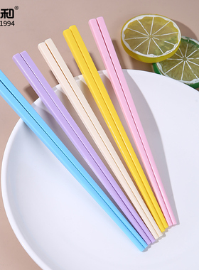 五和儿童筷子宝宝训练筷3岁6岁家用幼儿园吃饭专用二段学习筷18cm