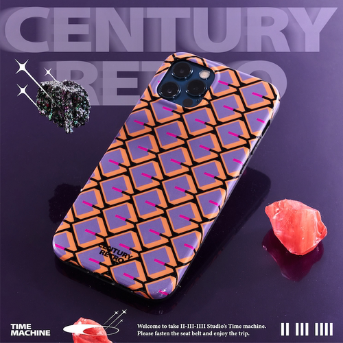 二川井 CENTURY RETRO 光面适用于苹果手机壳iPhone12/13/14/15