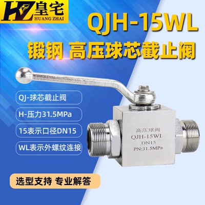 锻钢外螺纹液压截止阀