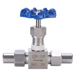 不锈钢焊接针型阀J23W-320P 304高压截止阀 仪表阀DN6 10 15 20