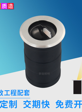 高端深度防眩LED偏光地埋灯 庭院园林景观草坪圆形10W埋地灯