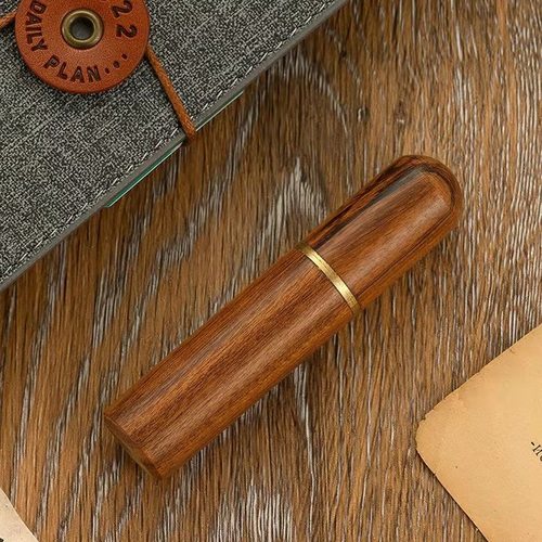 缝针收纳筒檀木储针筒