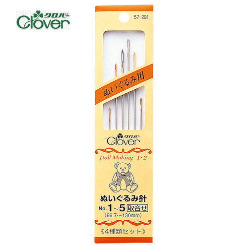 日本可乐clover玩偶娃衣手缝长针