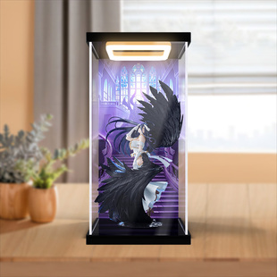 川帝适用BANPRESTO EVOLVE OVERLORD 雅儿贝德 景品手办展示盒