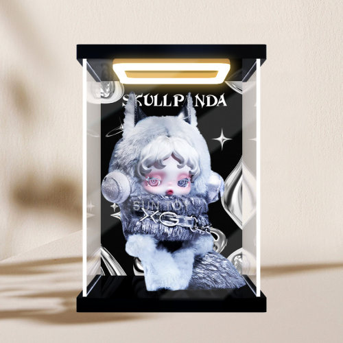 川帝适用于泡泡玛特 XG x SKULLPANDA日本限定联名SP吊卡展示盒