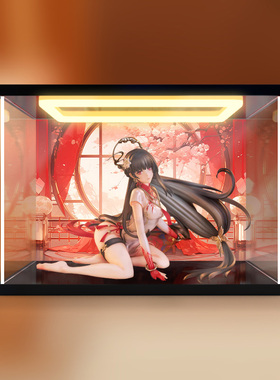 川帝适用光菱 LBOX 战双帕弥什 曲 红绡春榭 手办回型灯展示盒