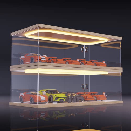 风火轮合金小汽车模型TOMICA1:64儿童玩具多美卡透明展示架收纳盒