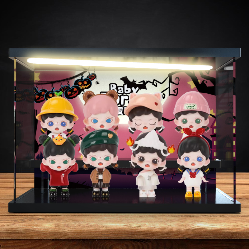 灯光防尘展示盒展示盒