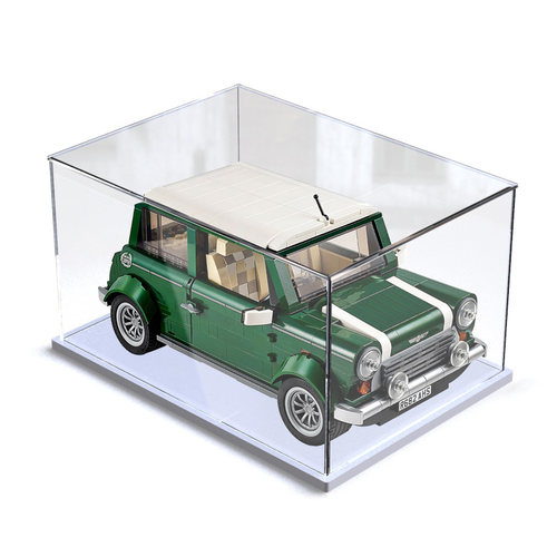 MINI Cooper亚克力展示盒适用乐高10242汽车模型复古迷你车防尘盒