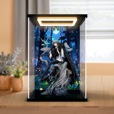 回灯亚克力展示盒适用ALTAIR 命运 冠位指定 奥伯龙手办模型防尘