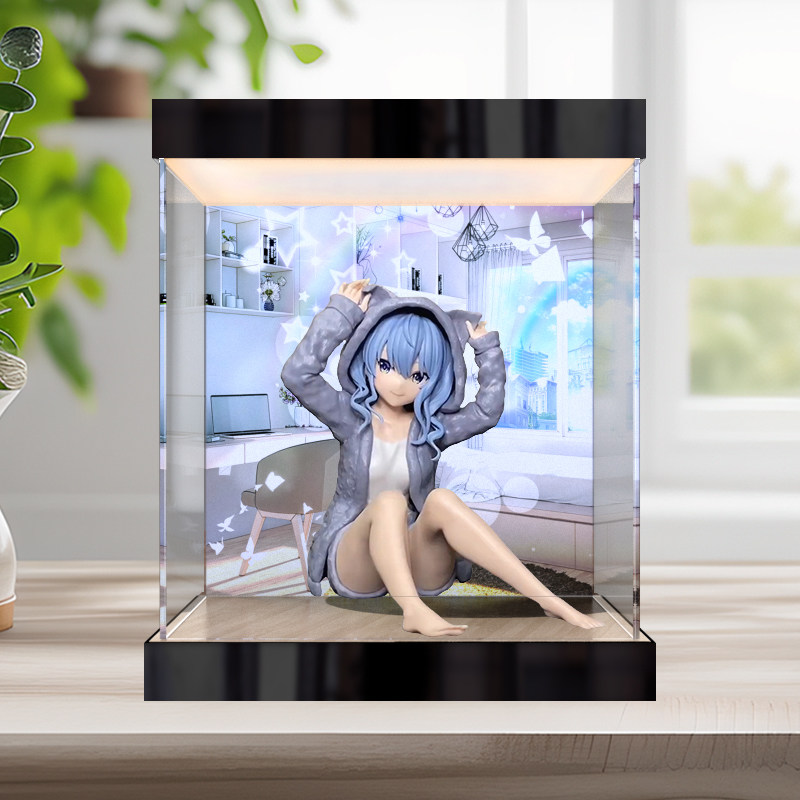 亚克力灯箱展示盒适用眼镜厂 悠闲时光-hololive-IF 星街彗星手办