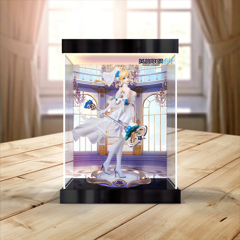 川帝适用Myethos Gift+系列英雄联盟 水晶玫瑰拉克丝灯箱展示盒图片