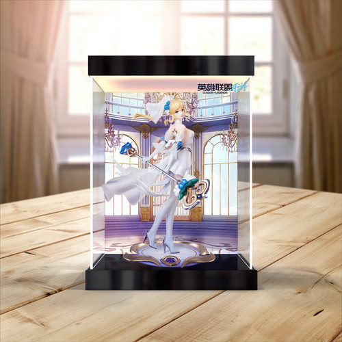 川帝适用Myethos Gift+系列英雄联盟 水晶玫瑰拉克丝灯箱展示盒
