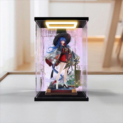 适用明日方舟 假日威龙陈 万重山手办模型回灯高清亚克力展示盒