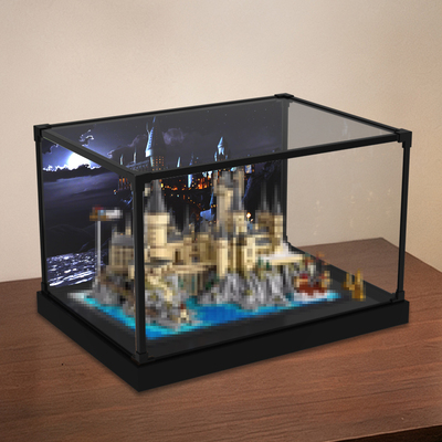 川帝适用哈利波特系列 76419霍格沃茨城堡和庭院亚克力展示盒