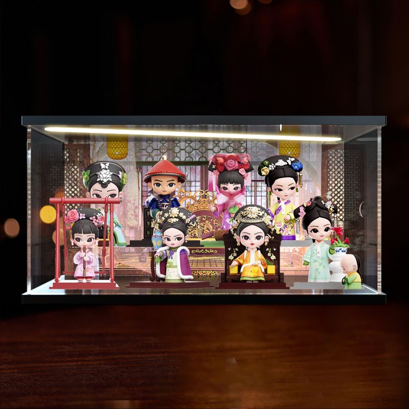 适用《甄嬛传》官方系列手办第三代盲盒手办灯光高清亚克力展示盒