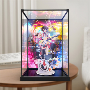 亚克力展示盒适用八镜色协响 初见Ver.积木合金框架防尘罩 乐正绫