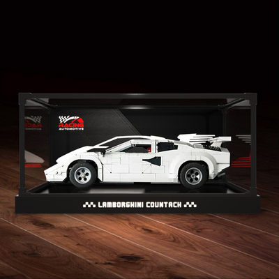 适用 乐高ICONS系列10337兰博基尼 Countach合金框亚克力展示盒