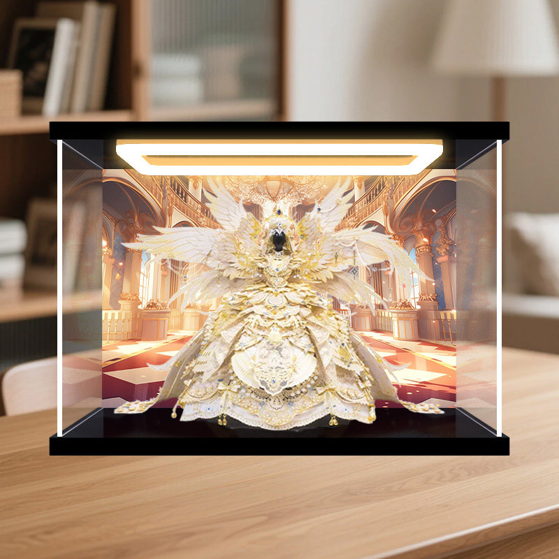 川帝适用 艺模臻爱契约3D立体拼图金属拼装模型亚克力展示盒图片