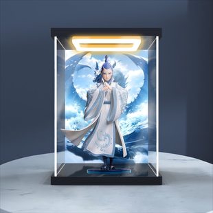 回型灯展示盒适用FunCrazy 电影《哪吒之魔童闹海》 敖丙 手办