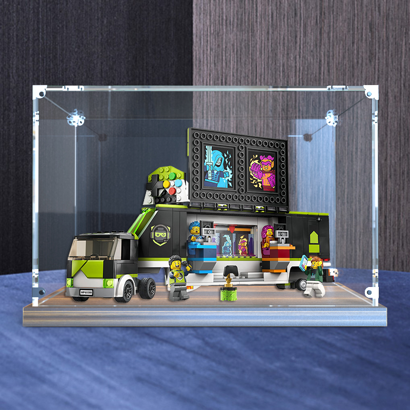 电子竞技大赛卡车积木展示盒