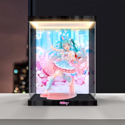 川帝适用TAITO初音未来×RODY 太东赏A赏 手办亚克力灯箱展示盒