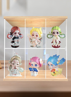 展示盒适用KKV正品骨叽Ossia感知世界系列盲盒公仔手办桌面摆件