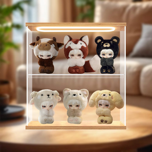 川帝适用AYOR TOYS X EMOIS情绪避难所系列盲盒搪胶高清展示盒