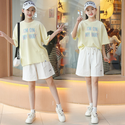 女童夏装套装2025新款
