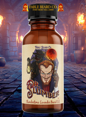 Fable beard co-Dr. Slumber薰衣草橙花香草豆香氛锁水滋润胡须油