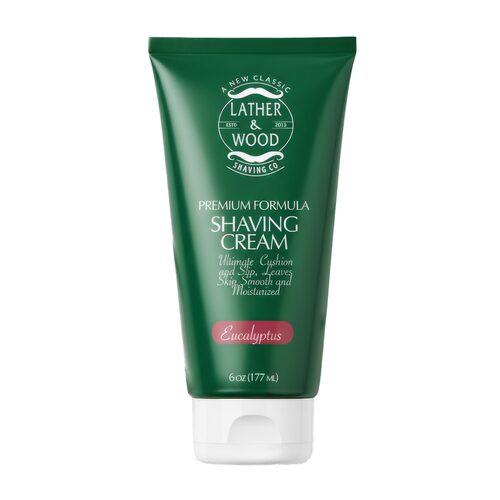 Lather&Wood桉树男士剃须膏6oz