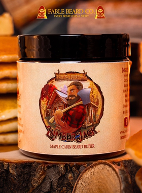 Fable beard co-The Lumberjack枫糖融合木香锁水滋养胡须定型膏