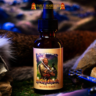 The Highlander苏格兰威士忌 烟熏 胡须油 Fable 红木香 beard