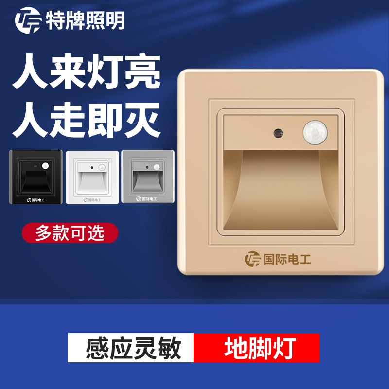 国际电工86型嵌入式感应地脚灯