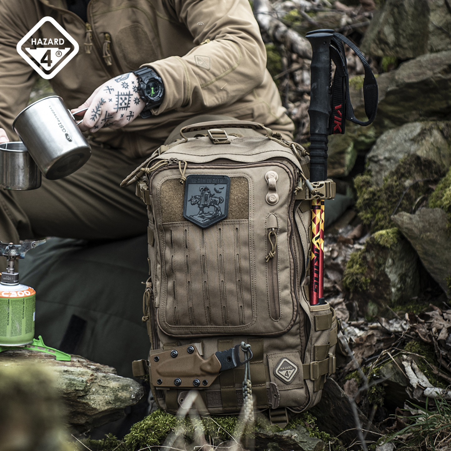 hazard4危机4外挂系统双肩背包