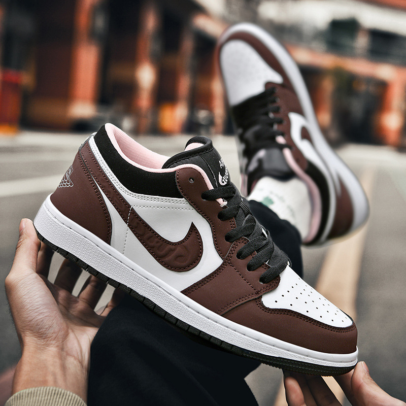 莆田aj低帮板鞋空军一号秋冬新款运动dunk黑白熊猫男女鞋龙年限定