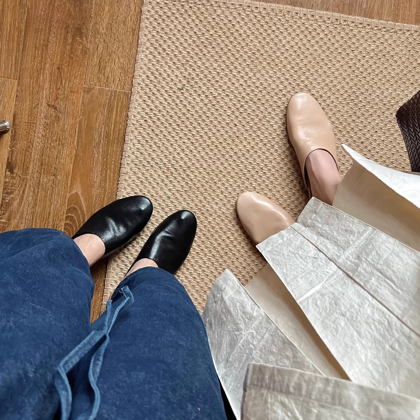 割草机老k 简约风外穿穆勒鞋 包头拖鞋低跟法式穿搭2025秋季新款