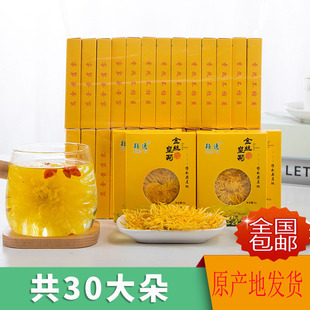 2024修水本土菊花茶30朵大金丝皇菊一朵一杯独立包装花果茶