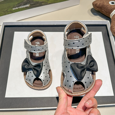 女童凉鞋夏款包头公主鞋小香风