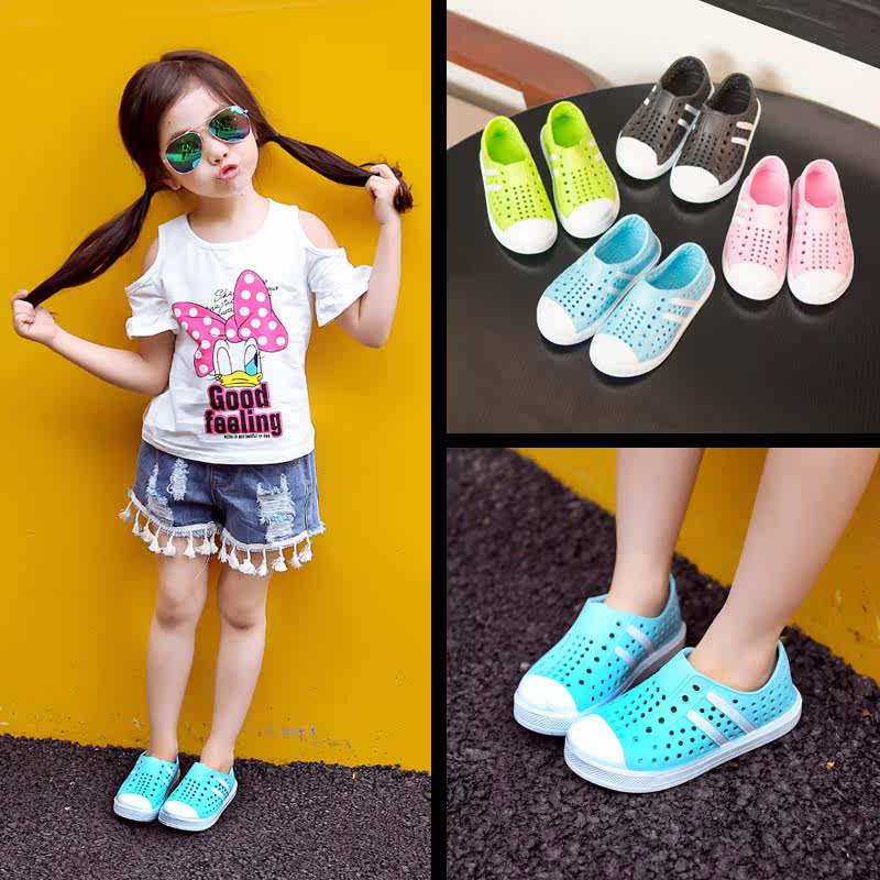 Pantoufles enfants en EVA pour été - semelle EVA - Ref 1032775 Image 1