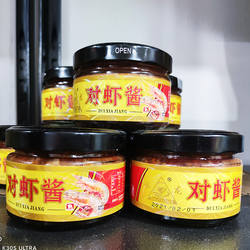 烟台蓬莱长岛特产水龙即食对虾酱原味渤海野生对虾葱蘸酱180g*2瓶
