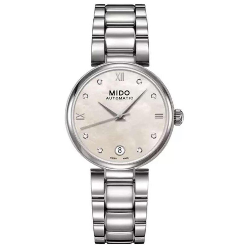Mido/美度女表自动机械mm银色表盘抗水米表带