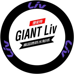 liv轮组贴纸公路车碳刀圈单车轮圈改色多色环法定制防水slr