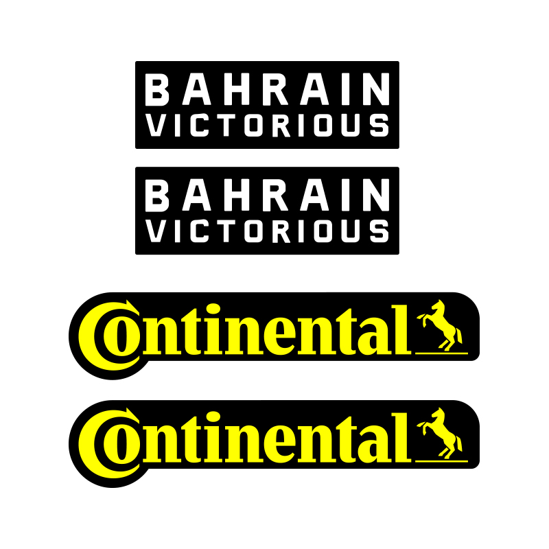 环法贴纸巴林胜利马牌车贴美利达瑞克多防水Bahrain Victorious